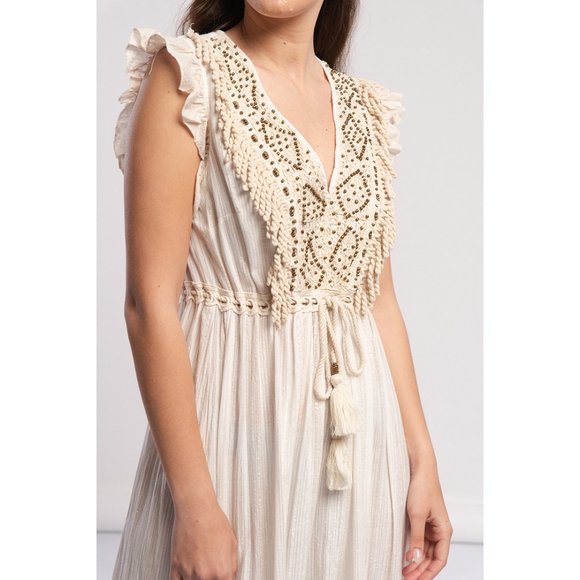 Boho Handmade High-Low Maxi Dress - Picture 4 of 4